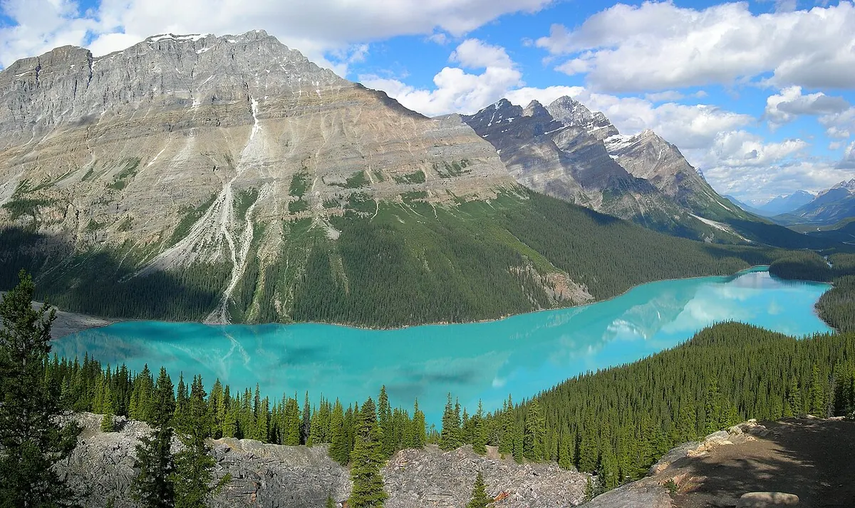 Peyto Lake in Banff National Park, Canada