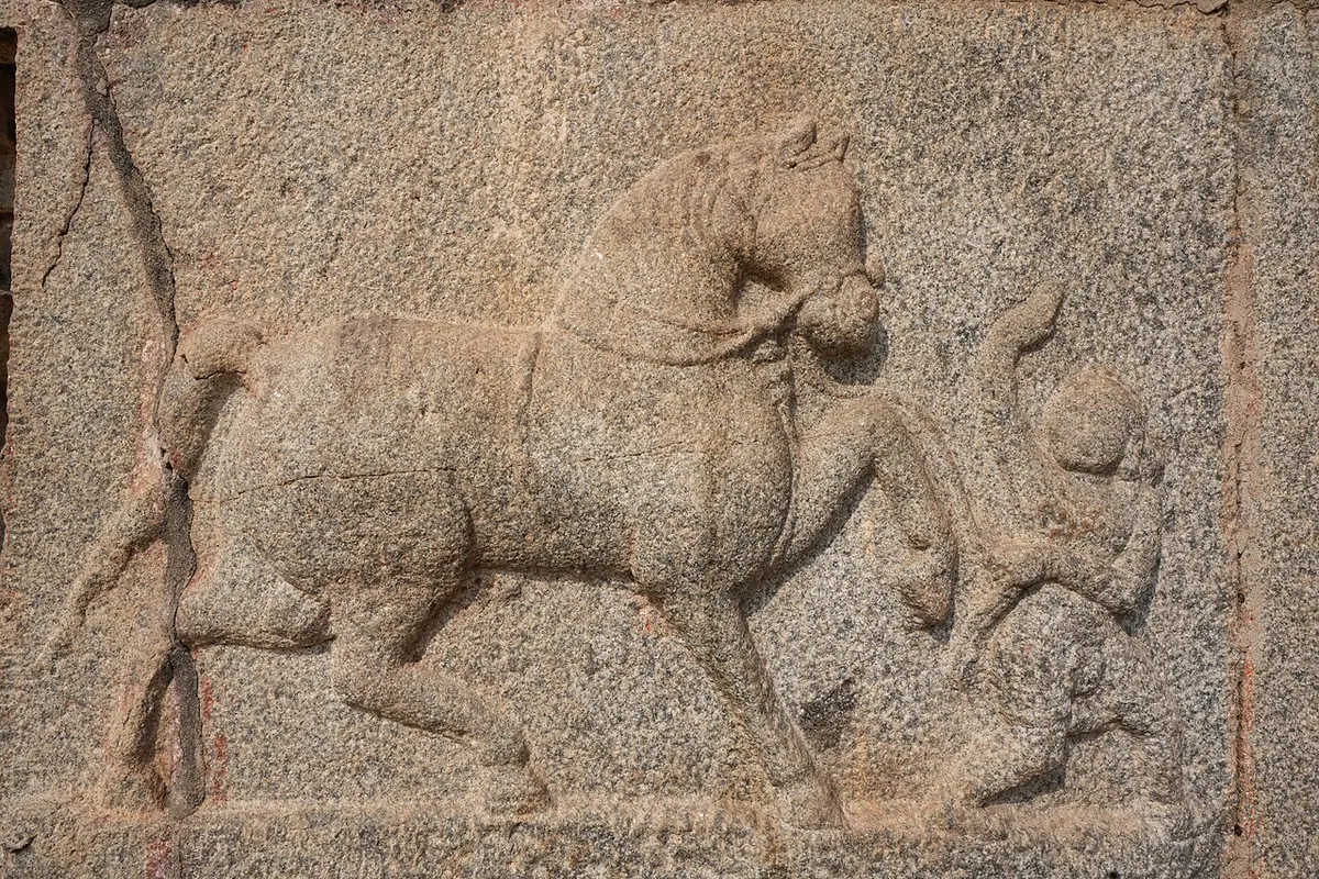 Virupaksha Temple gopuram in Hampi